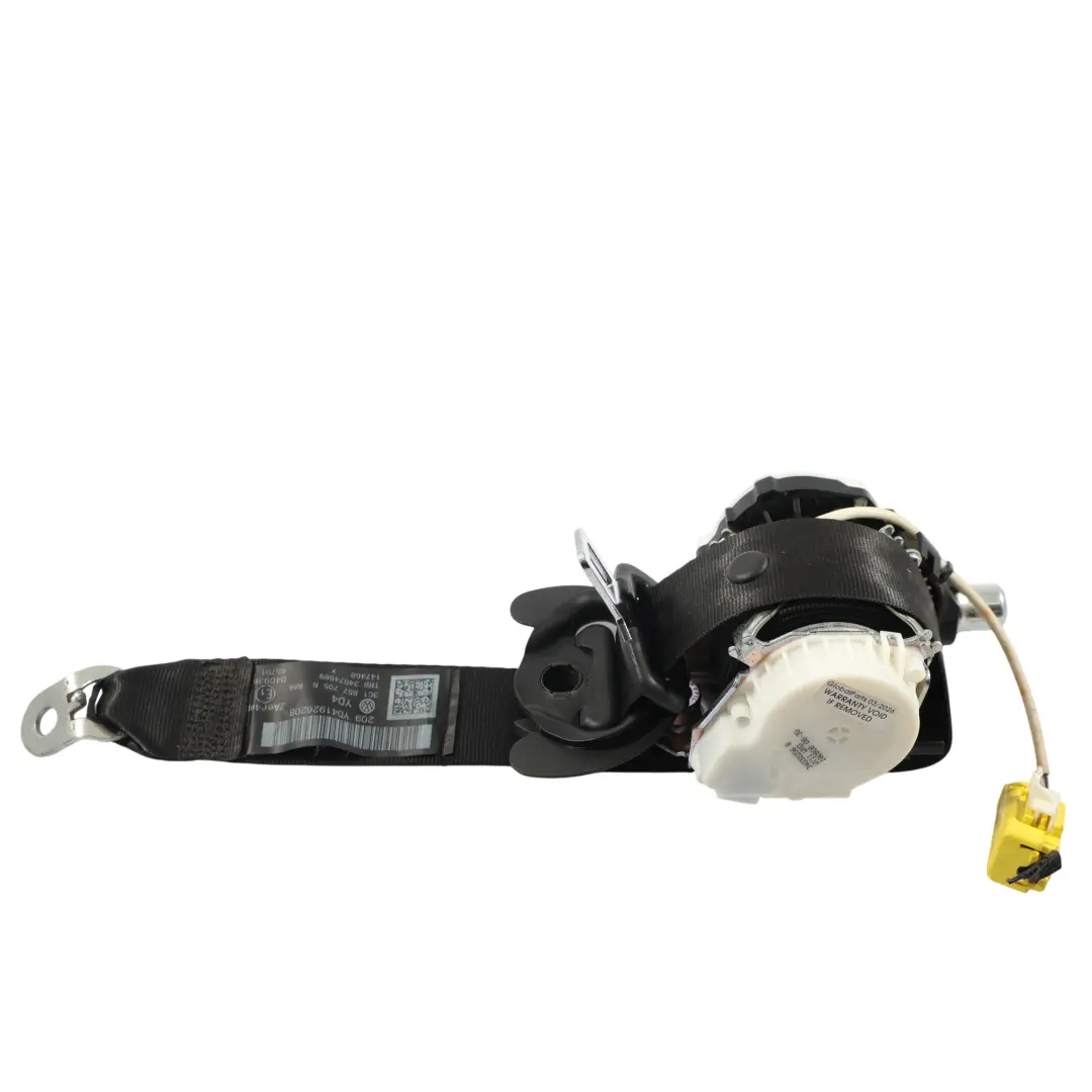 Volkswagen Passat CC Vordersitz Sicherheitsgurt Schwarz Links - SKU 3C1857705N - Teilenummer 3C1857705N
