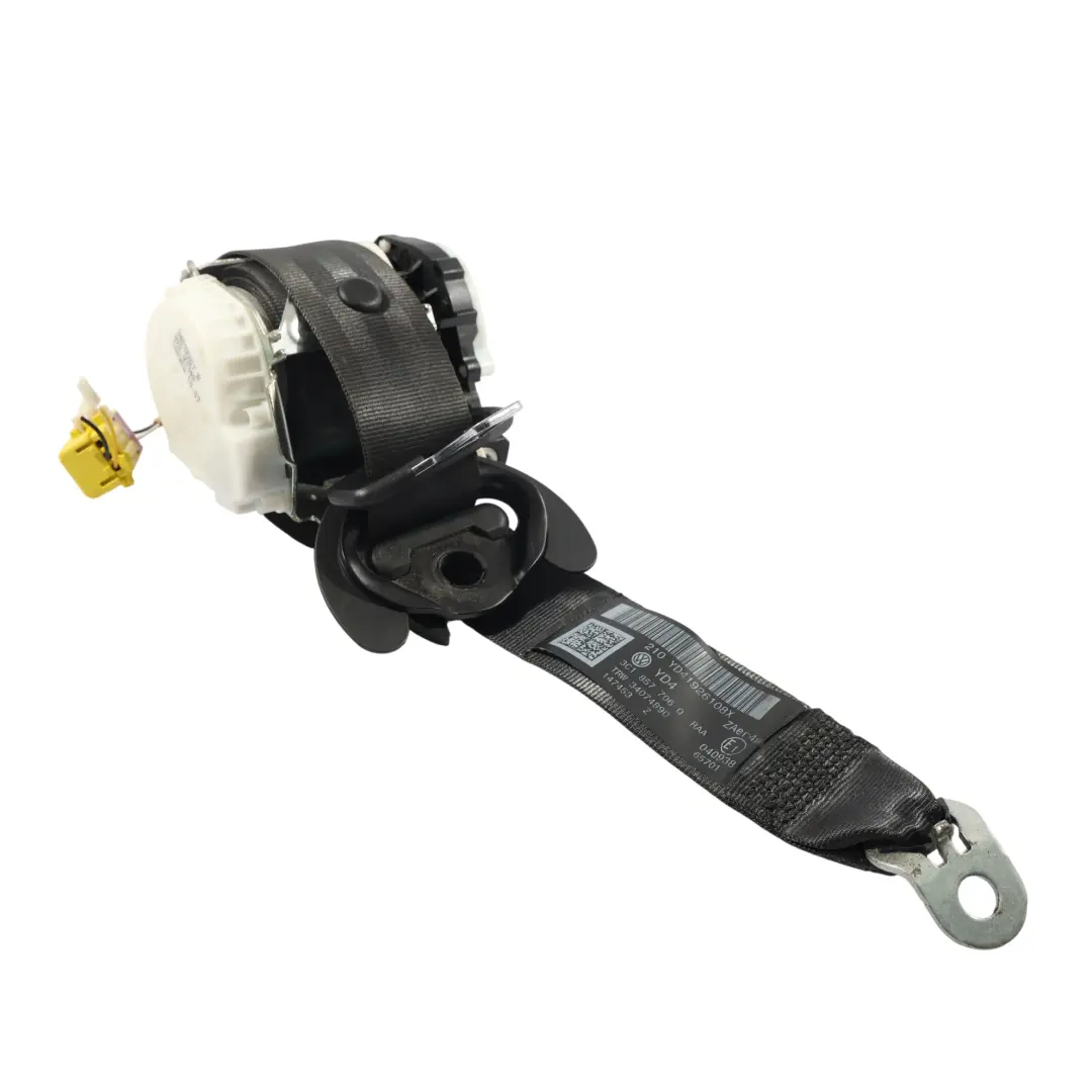 Front Seat Seatbelt Black Right O/S to Volkswagen Passat CC with Part number 3C1857706Q Volkswagen Passat CC Front Seat Seatbelt Black Right O/S - SKU 3C1857706Q - Part number 3C1857706Q