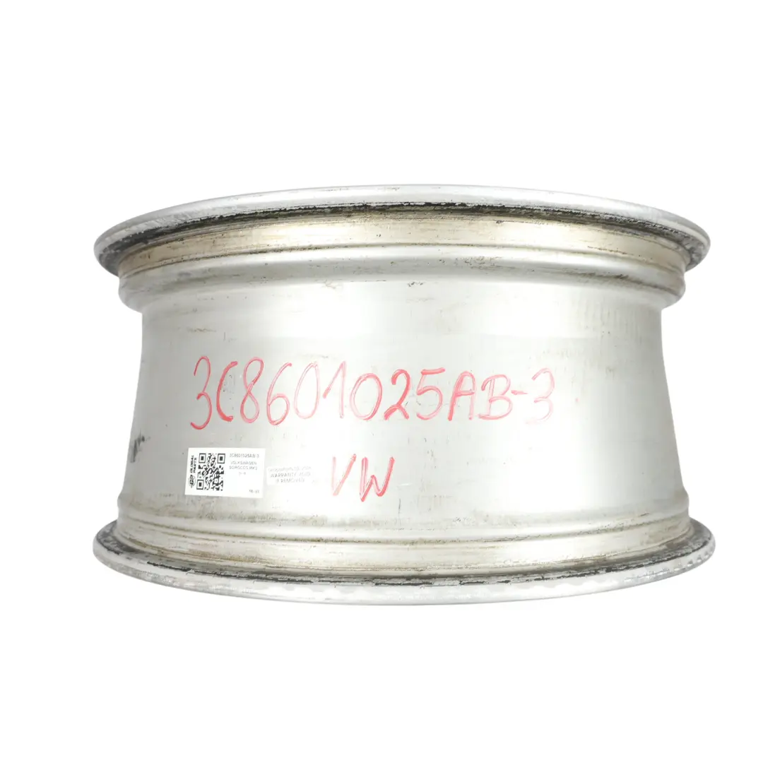 Volkswagen Scirocco Mk3 Silver Wheel Alloy Rim 18" 8J ET:41 - SKU 3C8601025AB-3 - Part number 3C8601025AB