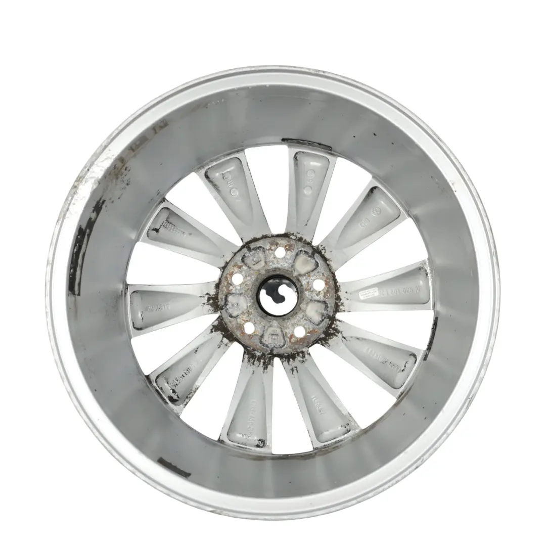 Volkswagen Scirocco Mk3 Silver Wheel Alloy Rim 18" 8J ET:41 - SKU 3C8601025AB-4 - Part number 3C8601025AB