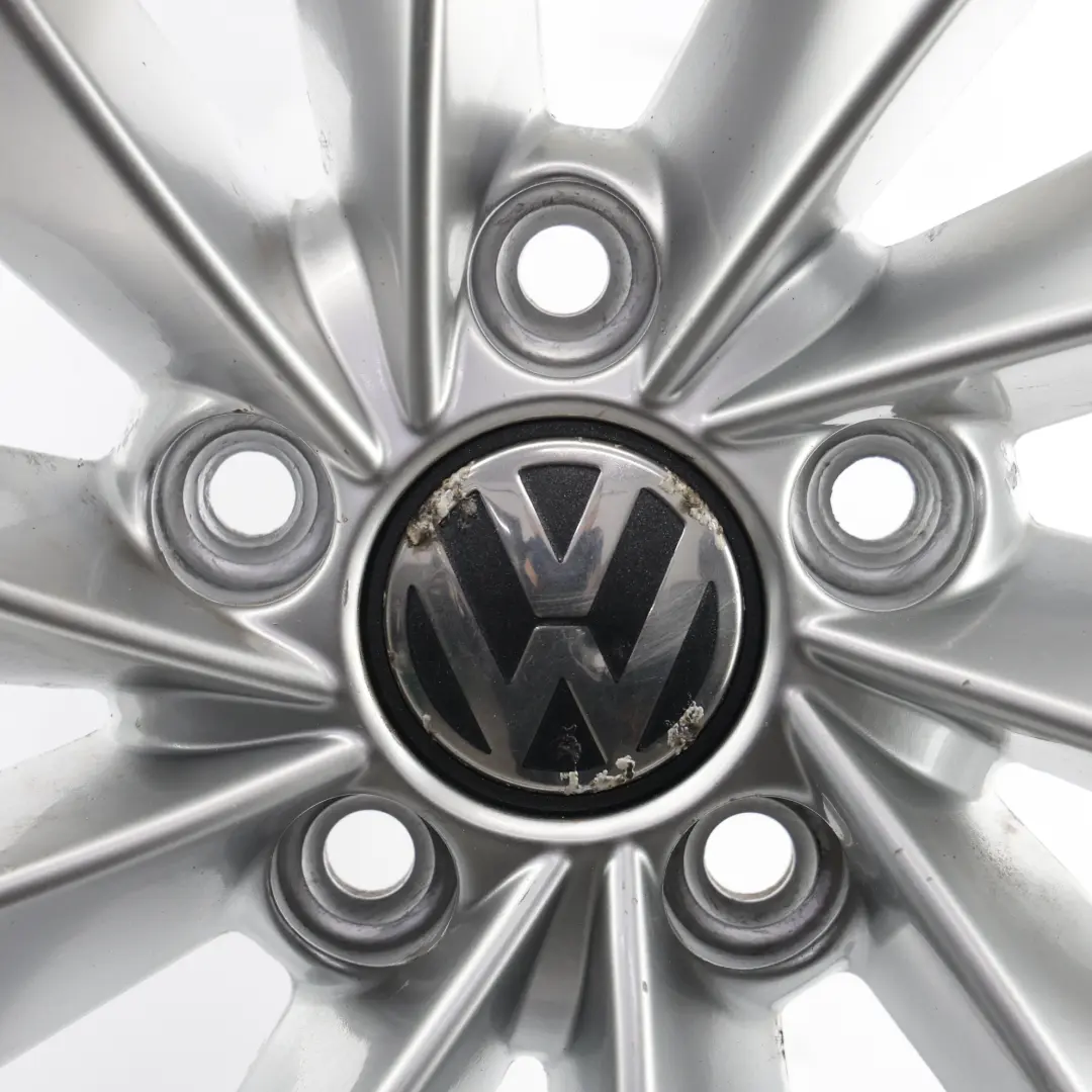 Volkswagen Scirocco Mk3 Srebrna Felga Aluminiowa 18" 8J ET:41 - SKU 3C8601025AB-4 - Numer Części 3C8601025AB