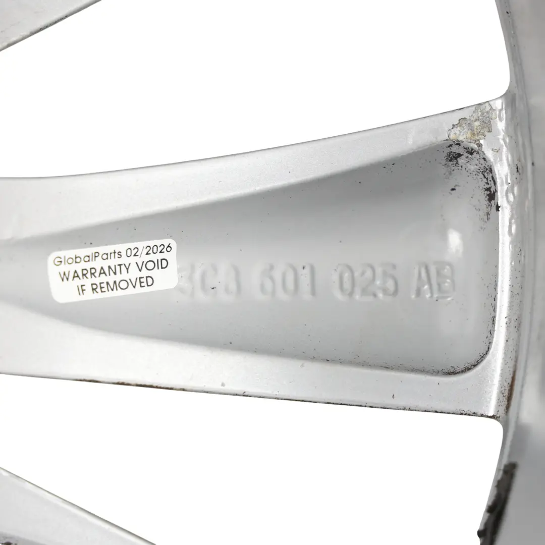 Volkswagen Scirocco Mk3 Srebrna Felga Aluminiowa 18" 8J ET:41 - SKU 3C8601025AB-4 - Numer Części 3C8601025AB