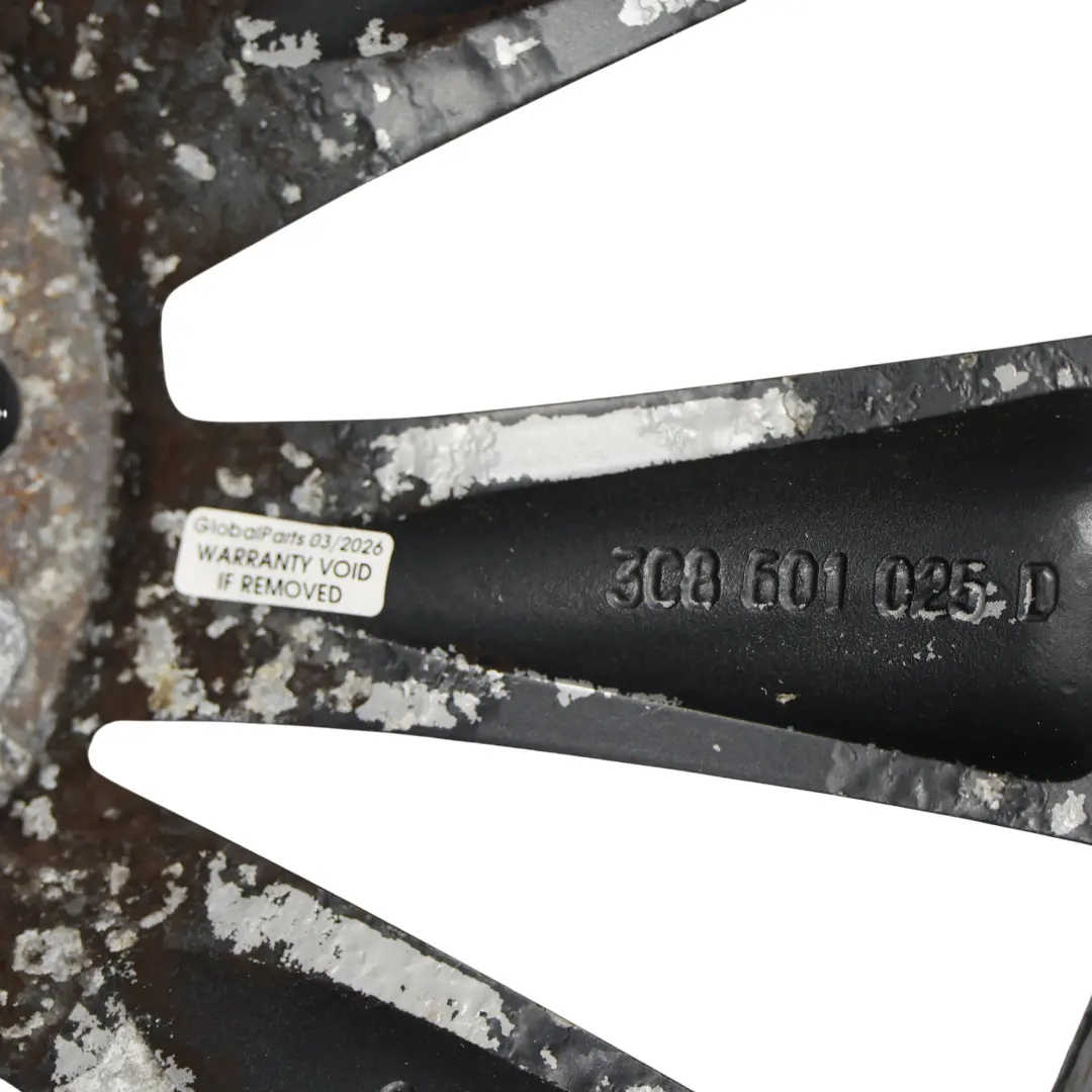 Volkswagen Scirocco Mk3 Grey Wheel Alloy Rim 18" 8J ET:41 - SKU 3C8601025D-10 - Part number 3C8601025D