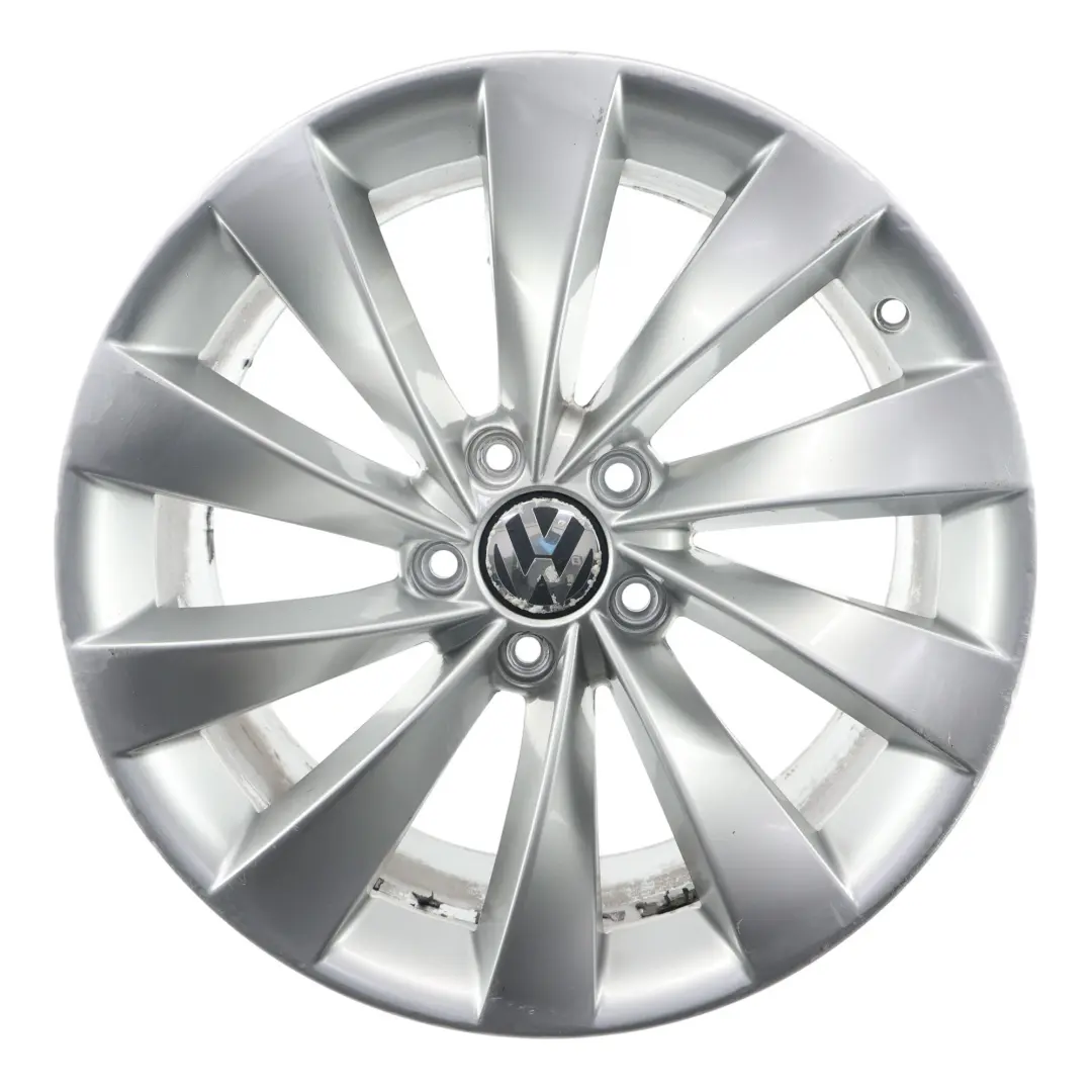 Volkswagen Scirocco Mk3 Silver Wheel Alloy Rim 18" 8J ET:41 - SKU 3C8601025D-11 - Part number 3C8601025D