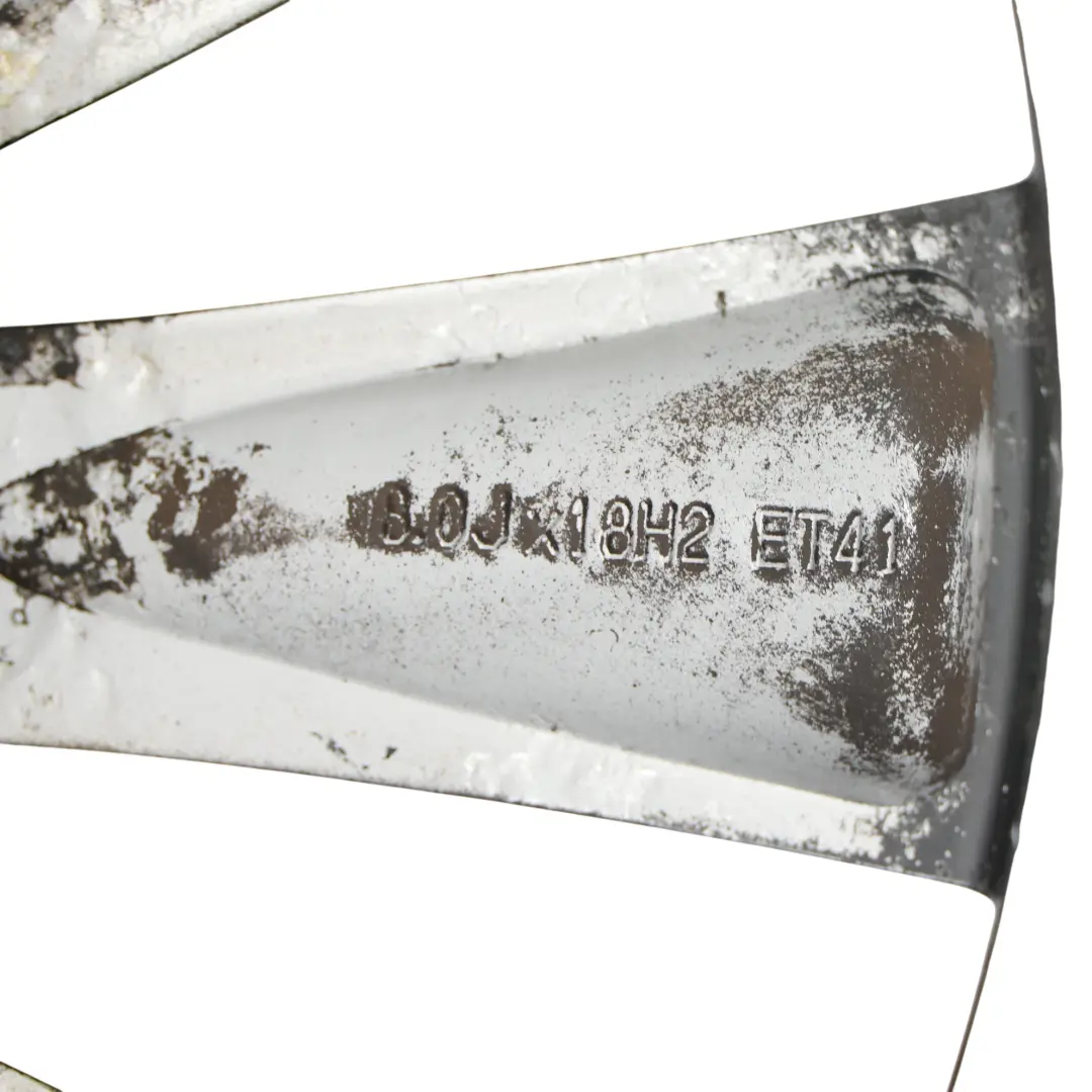 Volkswagen Scirocco Mk3 Czarna Felga Aluminiowa 18" 8J ET:41 - SKU 3C8601025D-2 - Numer Części 3C8601025D