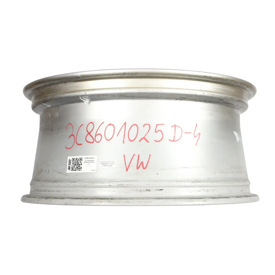 Volkswagen Scirocco Mk3 Llanta De Aleación Plateada 18" 8J ET:41 - SKU 3C8601025D-4 - Número de pieza 3C8601025D