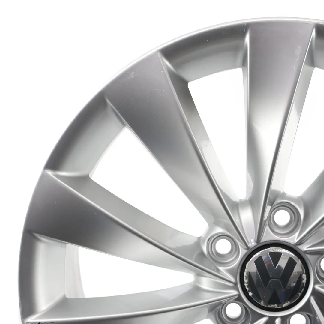 Mk3 Silver Wheel Alloy Rim 18" 8J ET:41 to Volkswagen Scirocco with Part number 3C8601025D Volkswagen Scirocco Mk3 Silver Wheel Alloy Rim 18" 8J ET:41 - SKU 3C8601025D-4 - Part number 3C8601025D