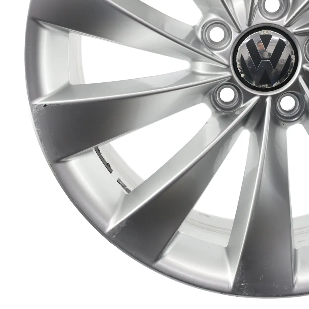 Volkswagen Scirocco Mk3 Silberne Leichtmetallfelge 18" 8J ET:41 - SKU 3C8601025D-4 - Teilenummer 3C8601025D