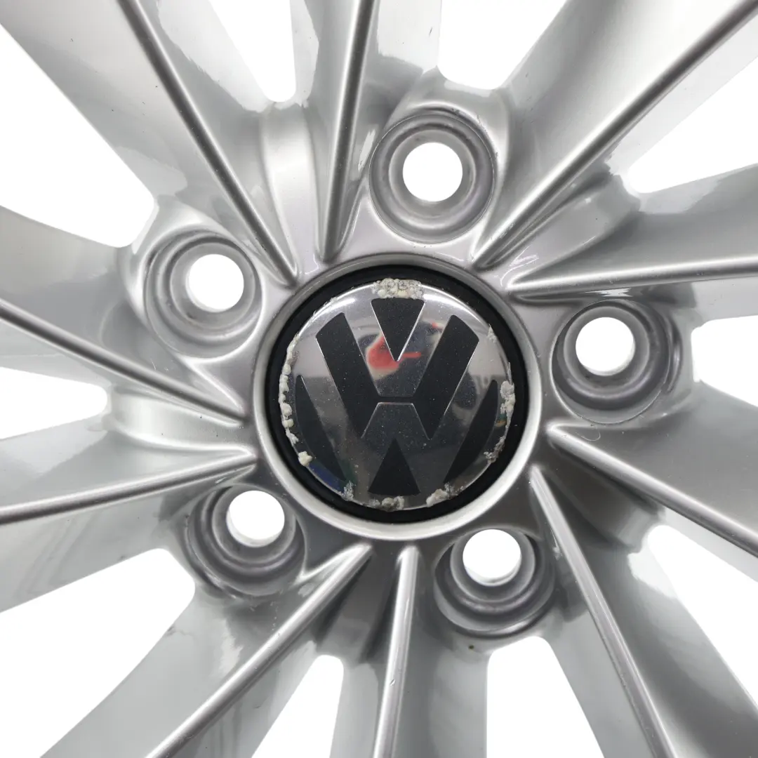 Volkswagen Scirocco Mk3 Silberne Leichtmetallfelge 18" 8J ET:41 - SKU 3C8601025D-4 - Teilenummer 3C8601025D