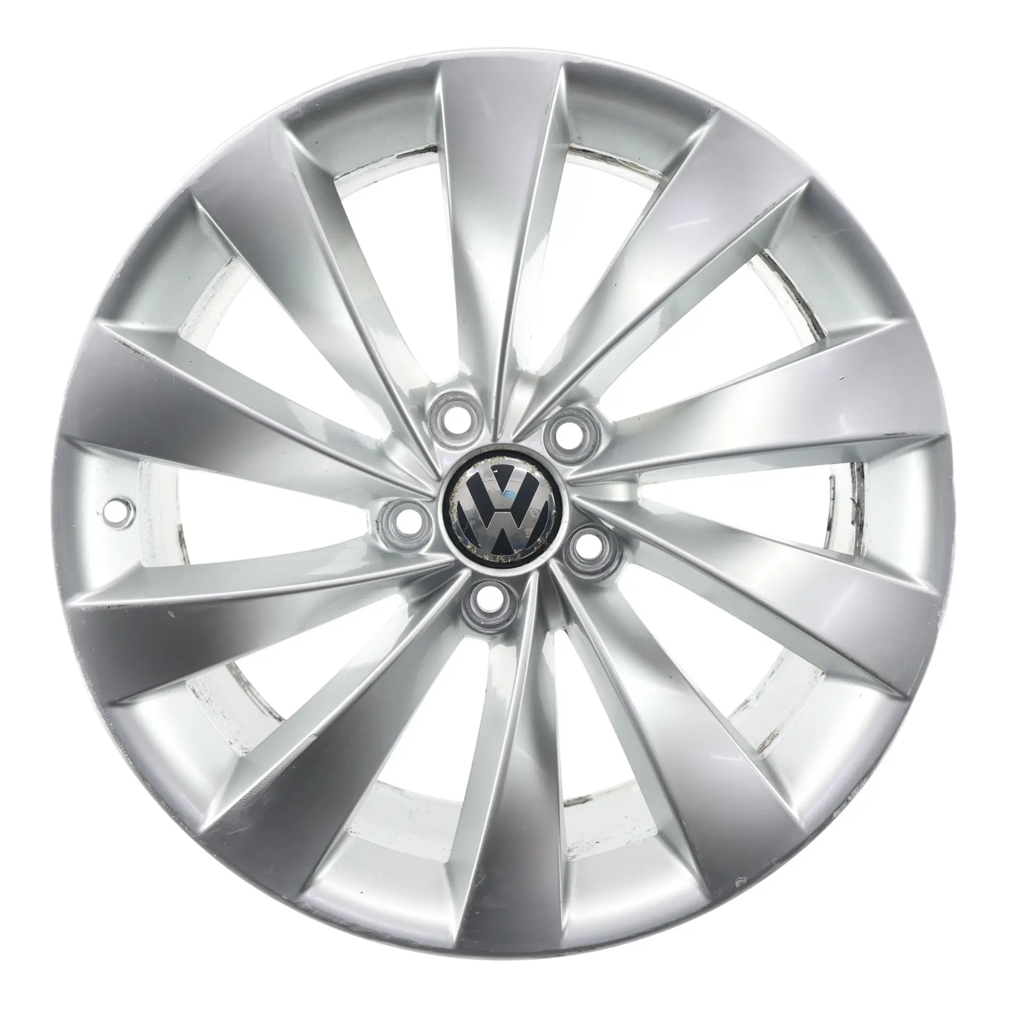 Volkswagen Scirocco Mk3 Silver Wheel Alloy Rim 18" 8J ET:41 3C8601025D