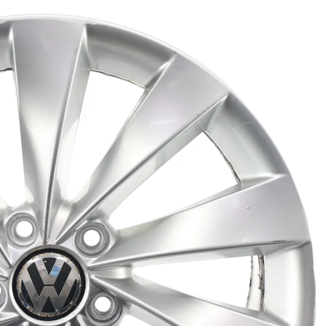 Volkswagen Scirocco Mk3 Silver Wheel Alloy Rim 18" 8J ET:41 - SKU 3C8601025D-5 - Part number 3C8601025D