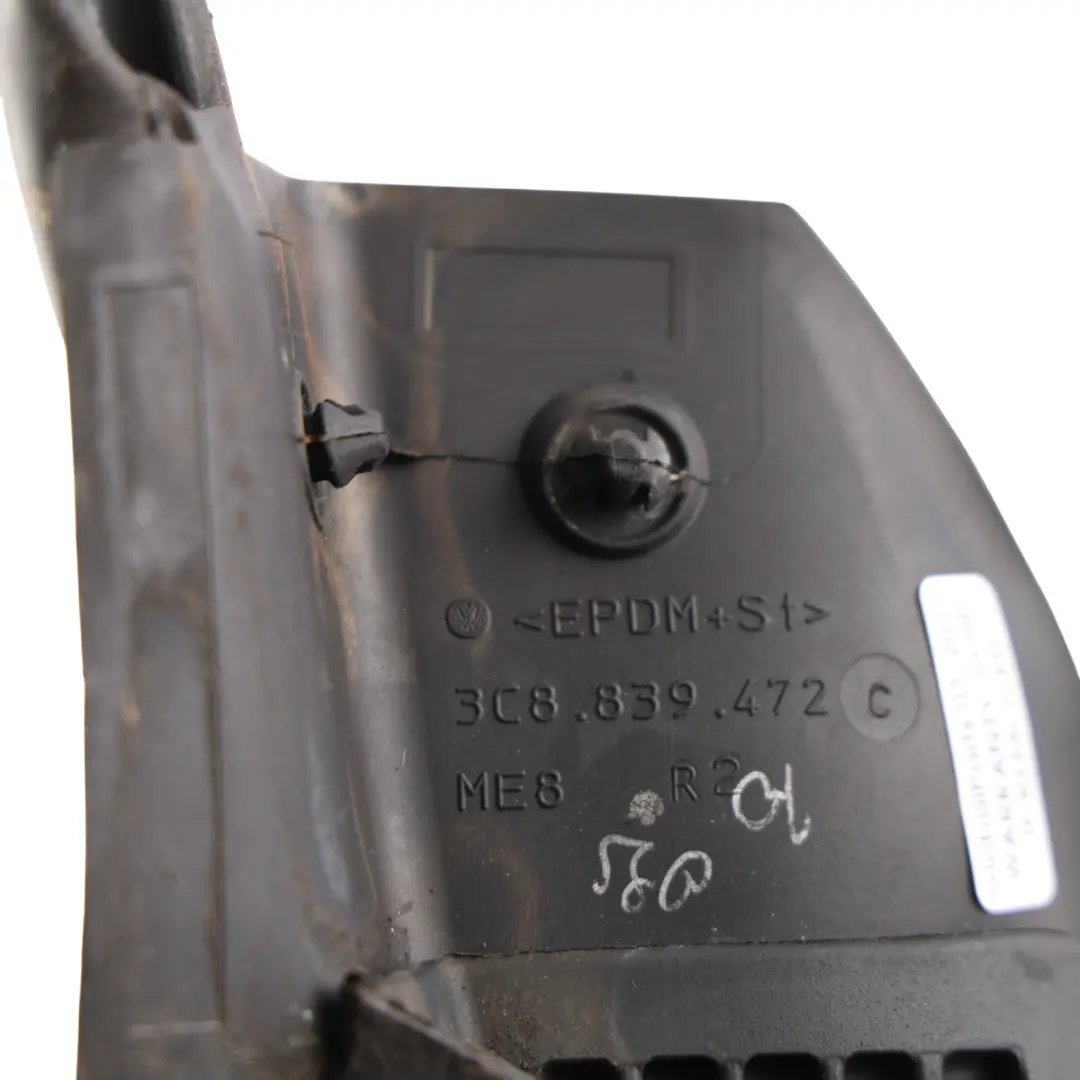 Door Window Seal Inner Gasket Right O/S to Volkswagen Passat CC B6 Rear with Part number 3C8839472C Volkswagen Passat CC B6 Rear Door Window Seal Inner Gasket Right O/S - SKU 3C8839472C - Part number 3C8839472C