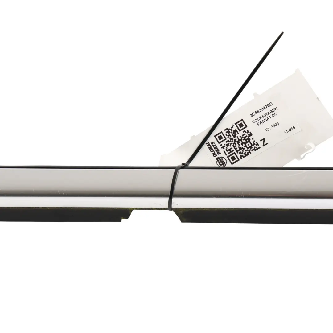 Volkswagen Passat CC B6 Rear Door Window Seal Outer Gasket Right O/S - SKU 3C8839476D - Part number 3C8839476D
