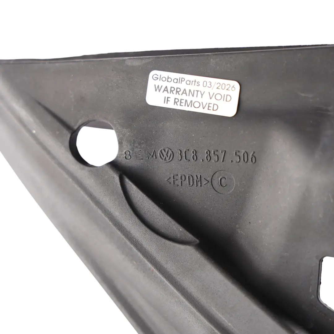 Wing Mirror Cover Cap Trim Seal Gasket Right O/S to Volkswagen Passat CC with Part number 3C8857506D Volkswagen Passat CC Wing Mirror Cover Cap Trim Seal Gasket Right O/S - SKU 3C8857506D - Part number 3C8857506D