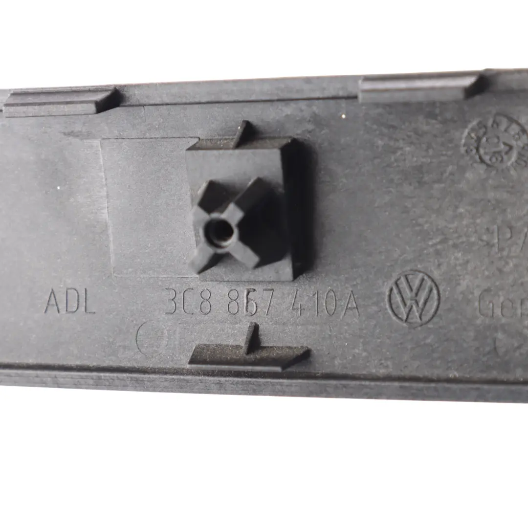 Door Card Trim Strip Moulding Front Right O/S Brushed Aluminium to VW Passat CC with Part number 3C8867410A VW Passat CC Door Card Trim Strip Moulding Front Right O/S Brushed Aluminium - SKU 3C8867410A - Part number 3C8867410A