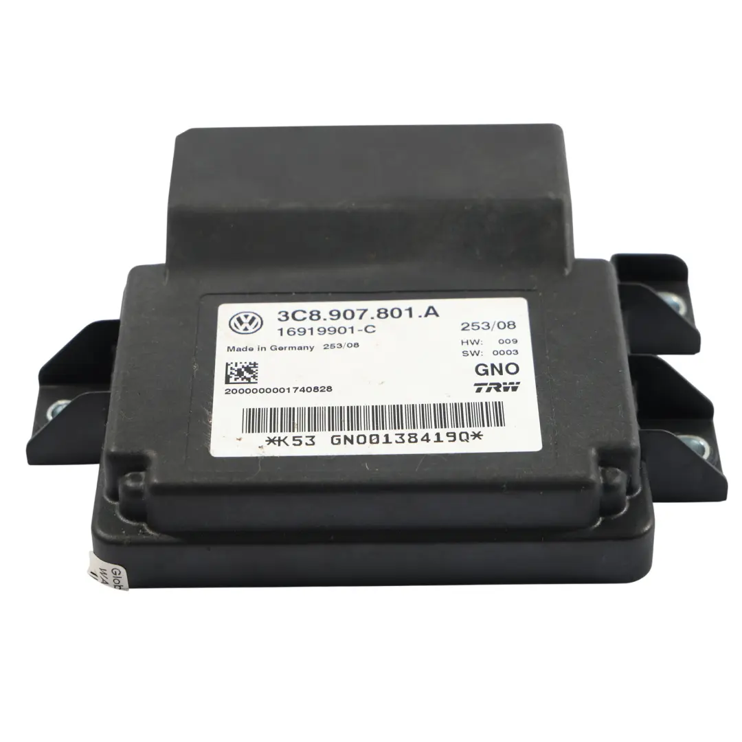 Parkbremse Modul Steuergerät ECU für Volkswagen Passat CC mit Teilenummer 3C8907801A Volkswagen Passat CC Parkbremse Modul Steuergerät ECU - SKU 3C8907801A - Teilenummer 3C8907801A