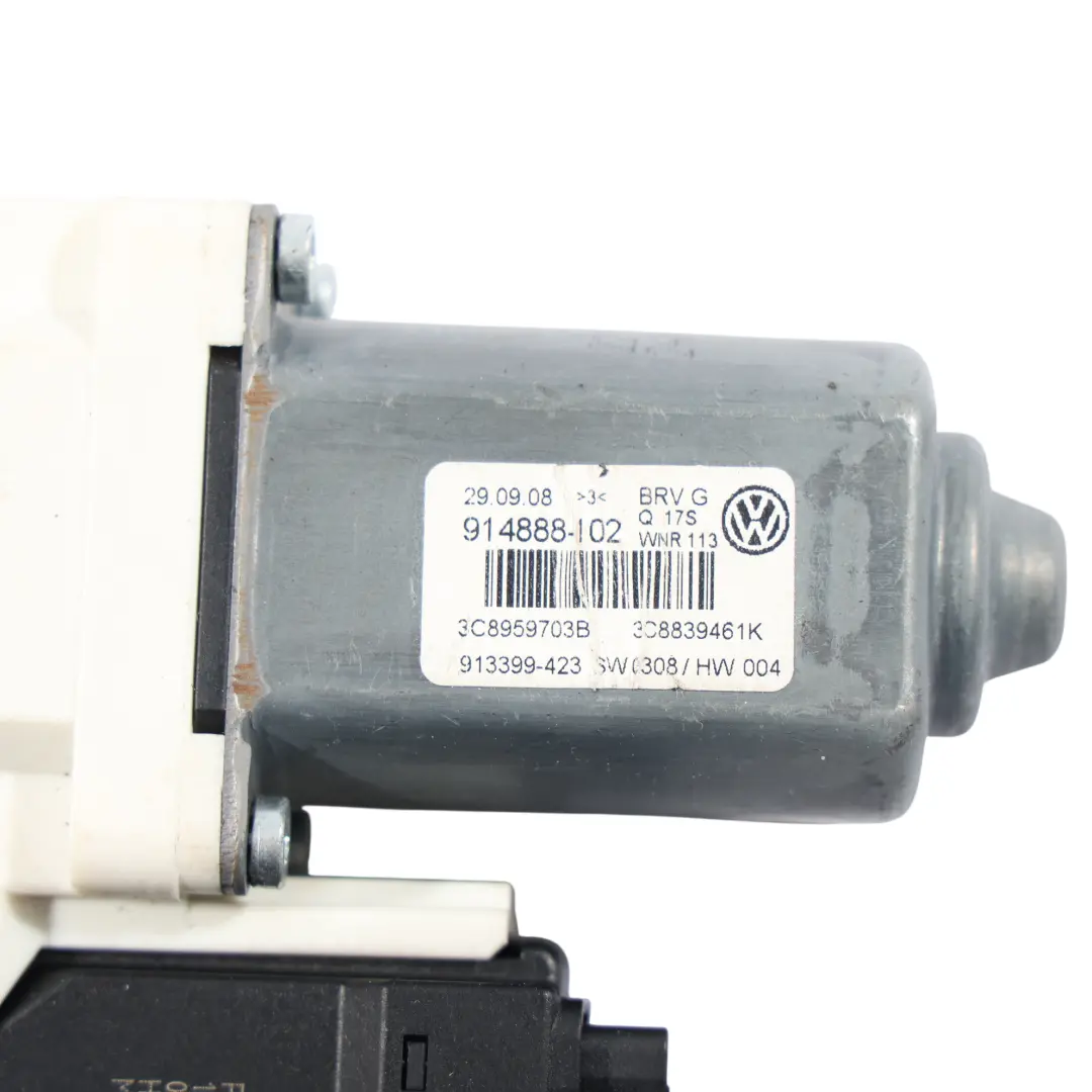 VW Passat CC Window Lifter Motor Door Regulator Rear Left N/S - SKU 3C8959703B - Part number 3C8959703B