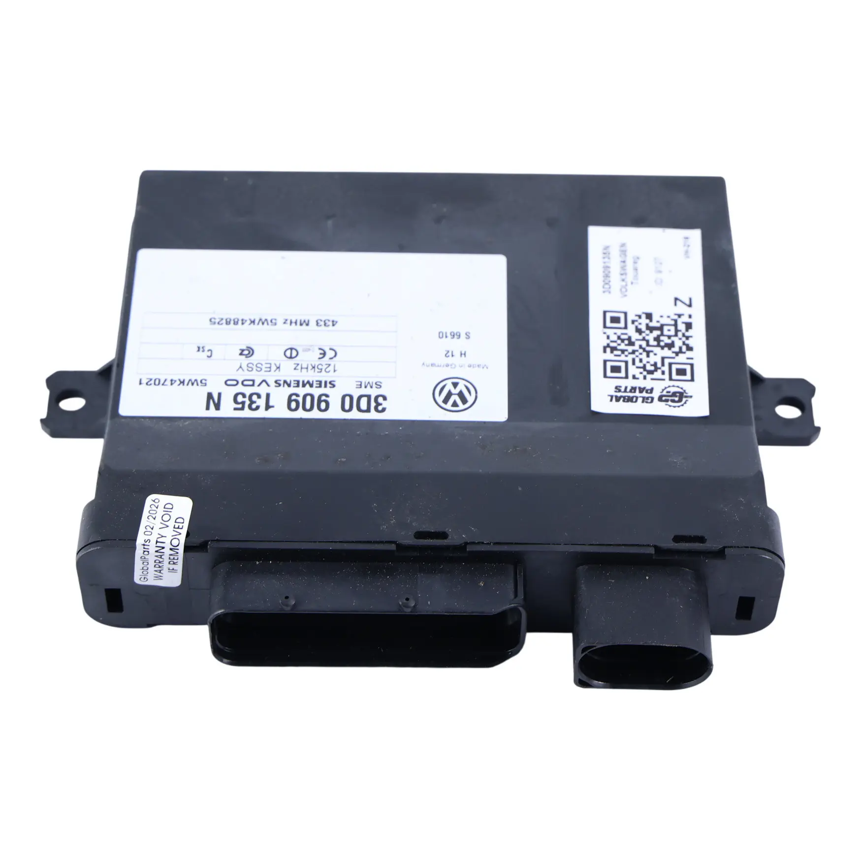 Volkswagen Touareg 7L Unidad Control Módulo Acceso Sin Llave ECU 3D0909135N 