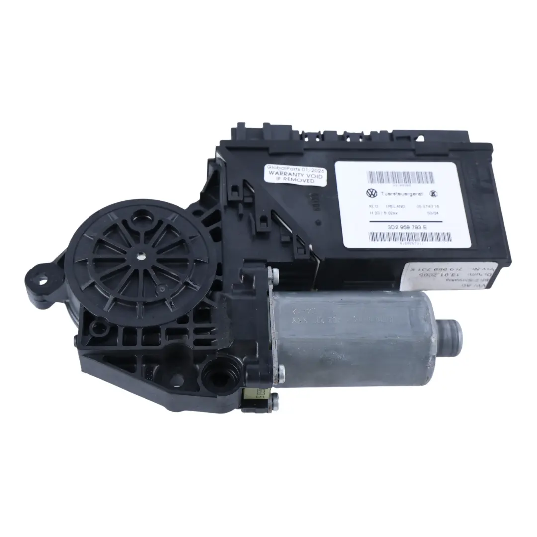 Front Window Lifter Motor Regulator Driver Side to Porsche Cayenne 9PA with Part number 3D2959793E Porsche Cayenne 9PA Front Window Lifter Motor Regulator Driver Side - SKU RHD-95562470103 - Part number 3D2959793E