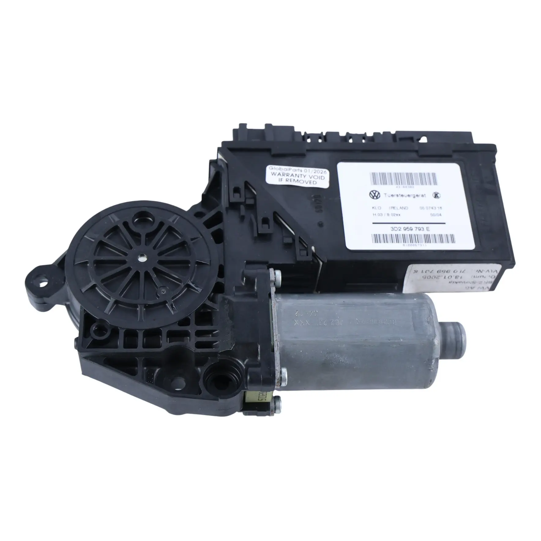 Porsche Cayenne 9PA Front Window Lifter Motor Regulator Driver Side 3D2959793E