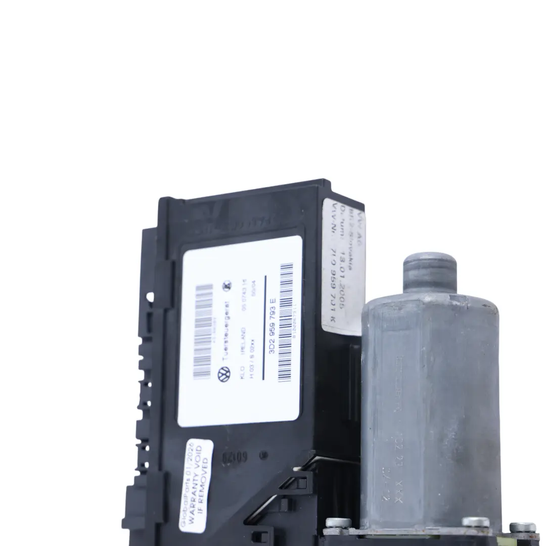 Front Window Lifter Motor Regulator Driver Side to Porsche Cayenne 9PA with Part number 3D2959793E Porsche Cayenne 9PA Front Window Lifter Motor Regulator Driver Side - SKU RHD-95562470103 - Part number 3D2959793E