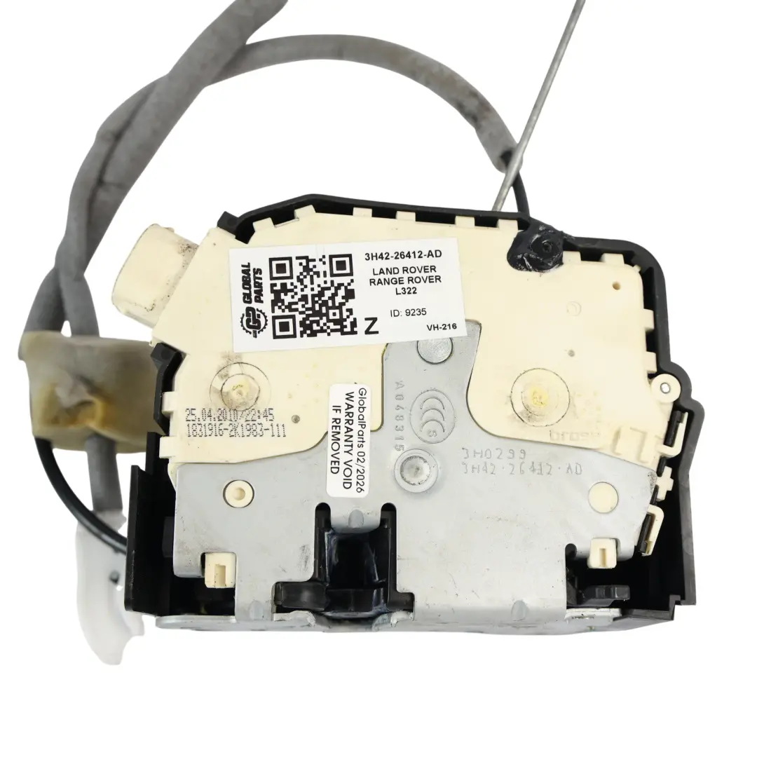 Mécanisme De Verrouillage De Porte Arrière Droite pour Range Rover L322 à propos du numéro de pièce 3H42-26412-AD Range Rover L322 Mécanisme De Verrouillage De Porte Arrière Droite - SKU 3H42-26412-AD - Numéro de pièce 3H42-26412-AD