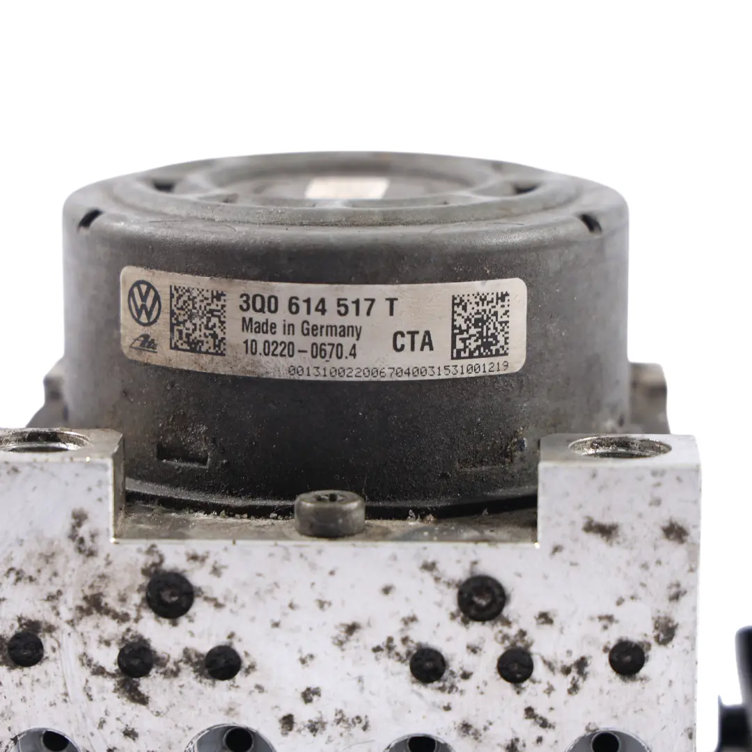 Pompa ABS Pompa Freno Idraulico 3Q0614517T per Skoda Octavia 5E 2.0 TDI con numero di parte 3Q0907379T Skoda Octavia 5E 2.0 TDI Pompa ABS Pompa Freno Idraulico 3Q0614517T - SKU 3Q0907379T - Numero di parte 3Q0907379T