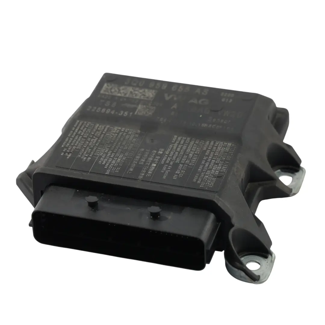 Seat Leon Skoda Octavia 5E Airbag Steuergerät Modul ECU - SKU 3Q0959655AS - Teilenummer 3Q0959655AS