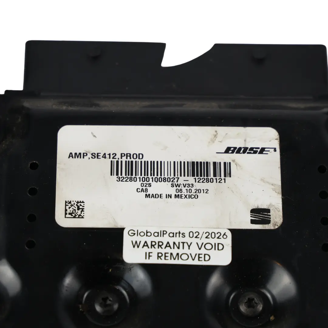 Audio Amplificatore Bose Subwoofer Altoparlante Modulo per Seat Exeo con numero di parte 3R0035382A Seat Exeo Audio Amplificatore Bose Subwoofer Altoparlante Modulo - SKU 3R0035382A-1 - Numero di parte 3R0035382A