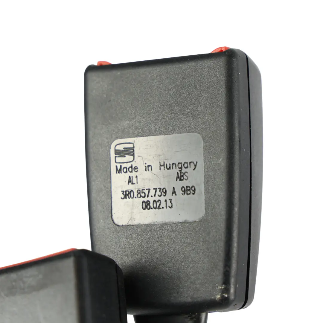 Seat Exeo 3R Podwójna Klamra Zapinka Pasa Bezpieczeństwa Lewy Tył 3R0857739 - SKU 3R0857739A - Numer Części 3R0857739A
