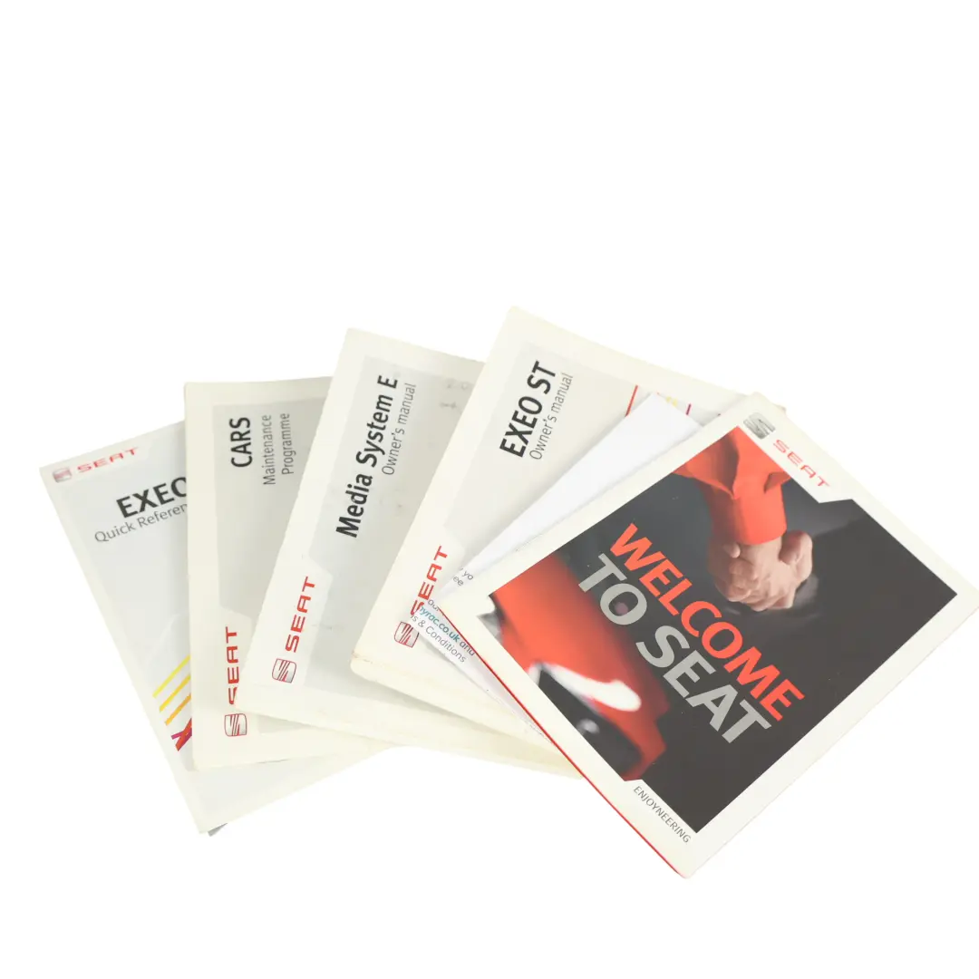 Seat Exeo Ensemble Étui Pochete Carnet Entretien Manuel Propriétaire - SKU 3R9012001DG - Numéro de pièce 3R9012001DG