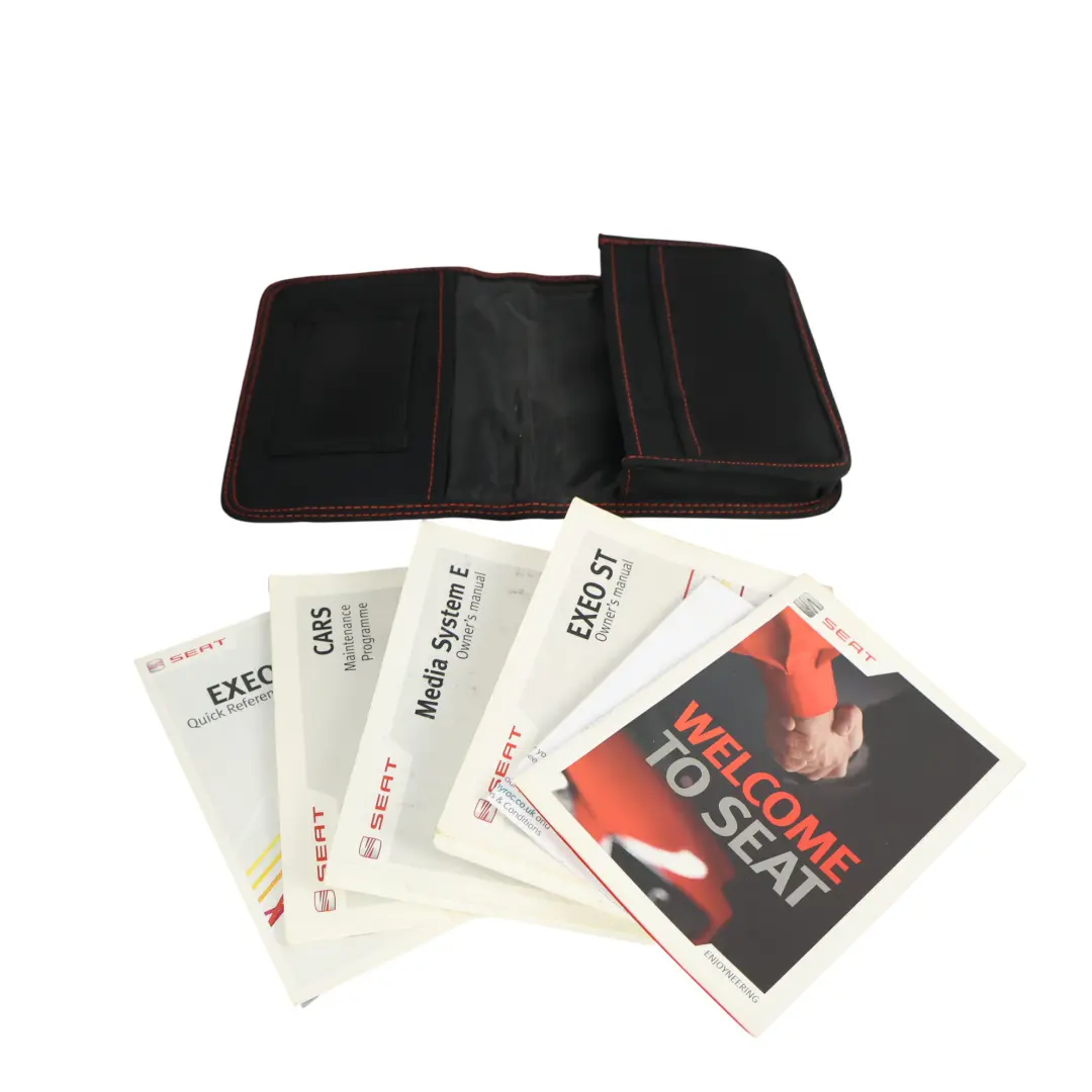 Seat Exeo Benutzerhandbuch Serviceheft Fall Tasche Brieftasche Set - SKU 3R9012001DG - Teilenummer 3R9012001DG