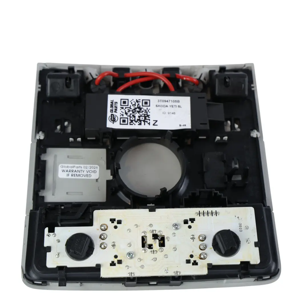 Skoda Yeti 5L Panneau De Lampe De Lecture Intérieure Gris Perle - SKU 3T0947105B - Numéro de pièce 3T0947105B