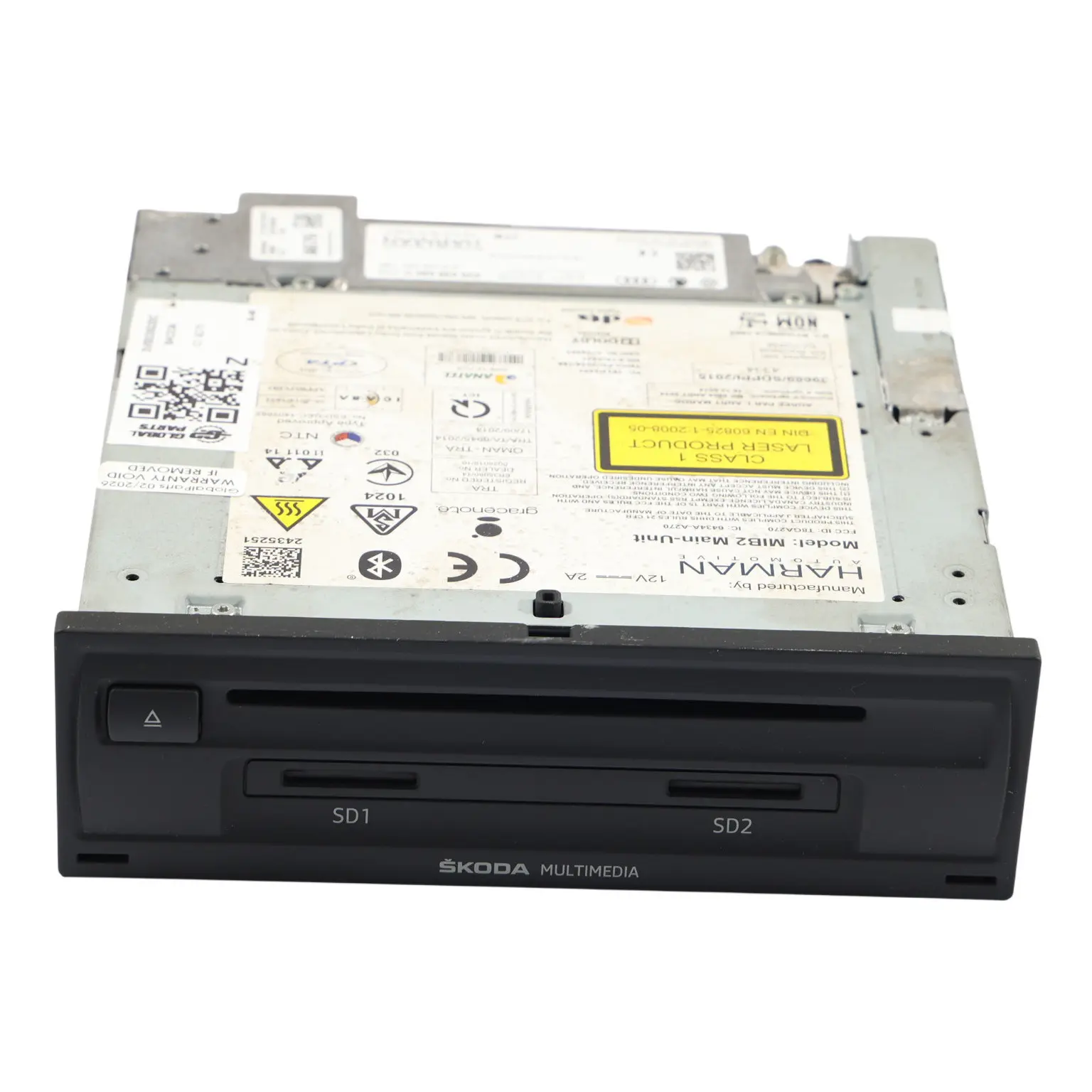 Skoda Superb Mk3 3V Dashboard Sat Navigation CD Stereo Head Unit 3V0035020C