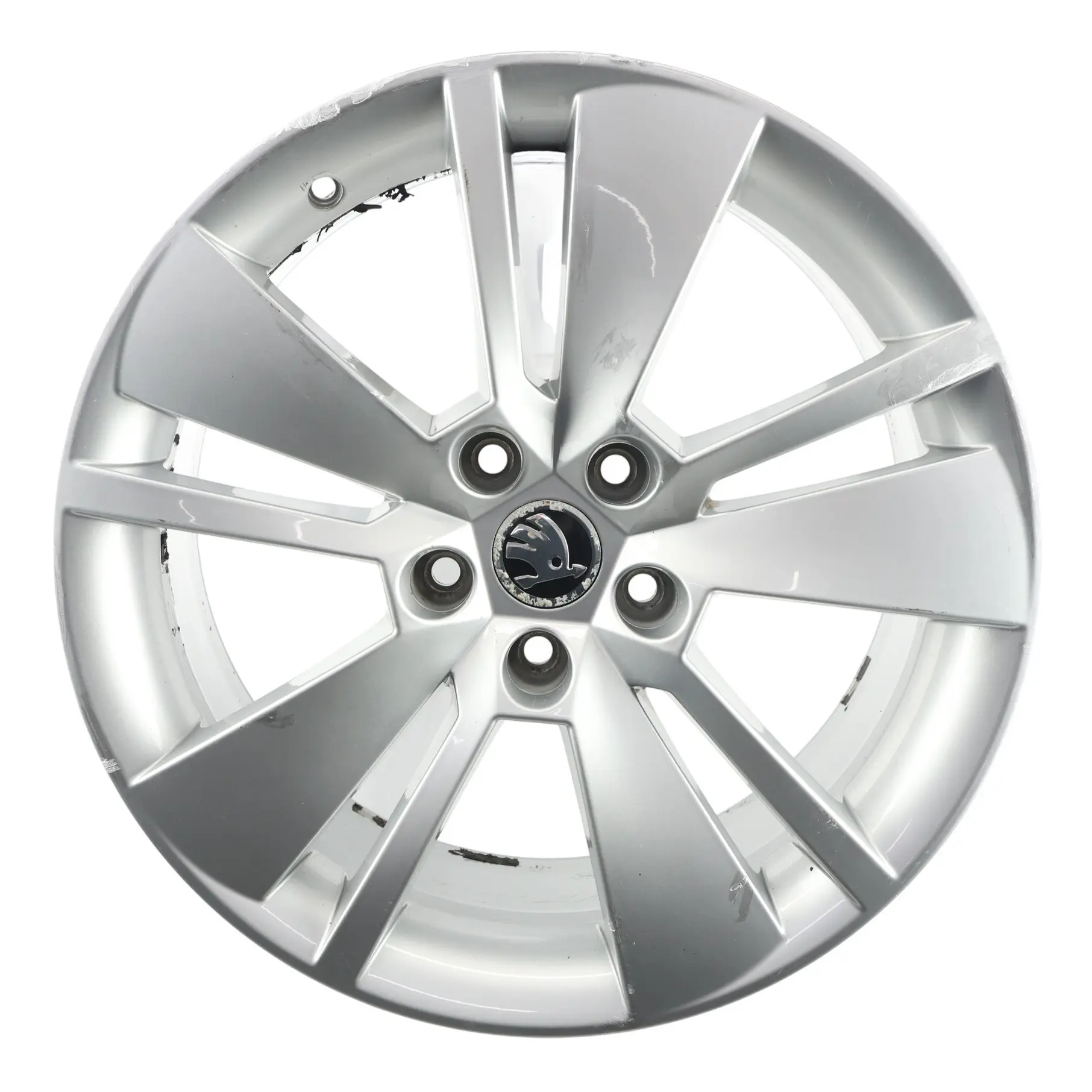 Skoda Superb 3V Argento Cerchio In Lega 18" 8J ET:44 3V0601025F