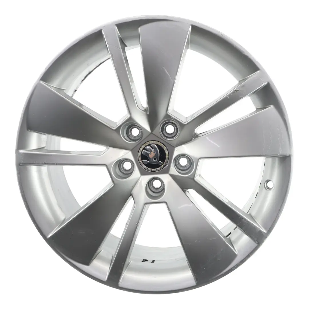 Skoda Superb 3V Silver Wheel Alloy Rim 18" 8J ET:44 - SKU 3V0601025F-3 - Part number 3V0601025F