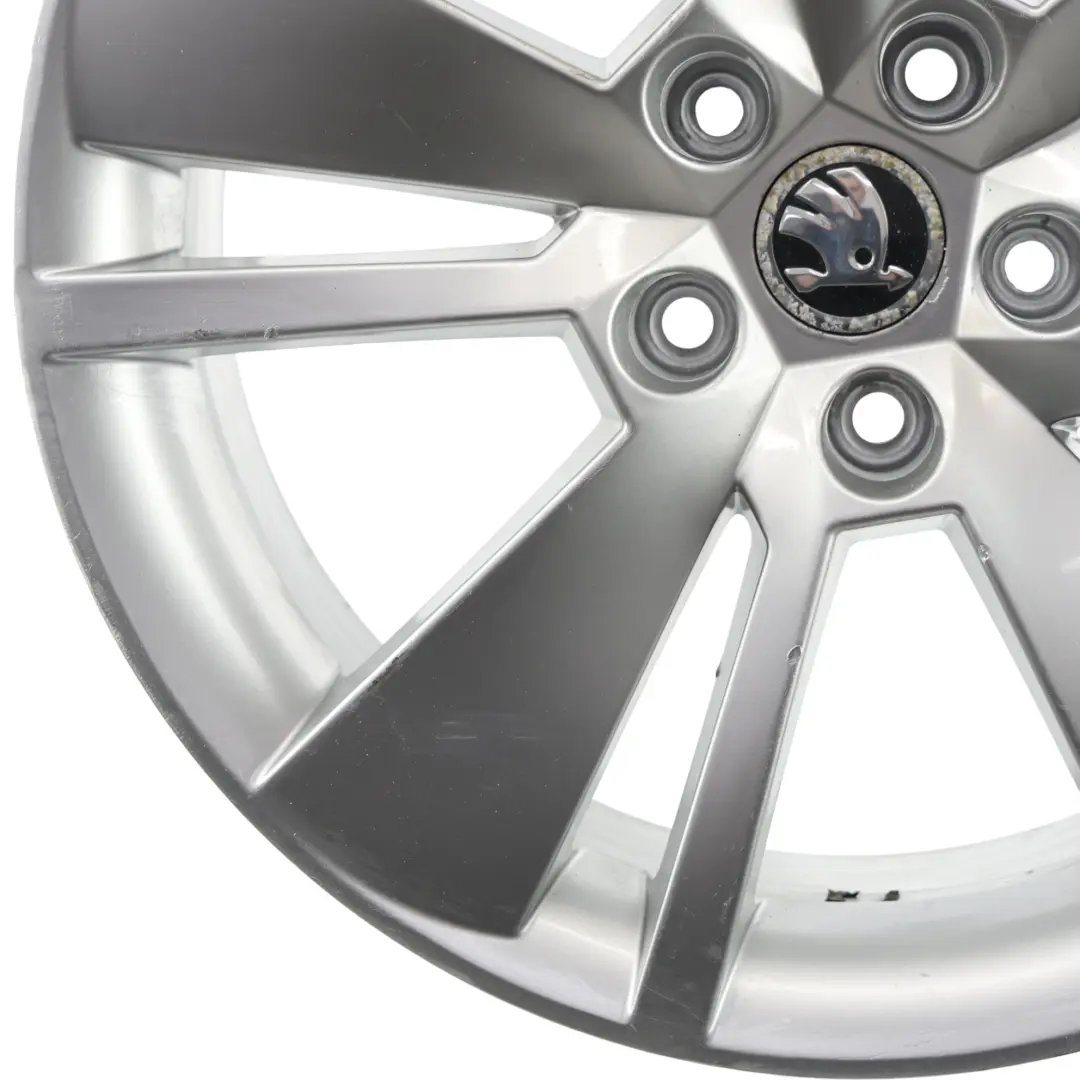 Skoda Superb 3V Silver Wheel Alloy Rim 18" 8J ET:44 - SKU 3V0601025F-3 - Part number 3V0601025F