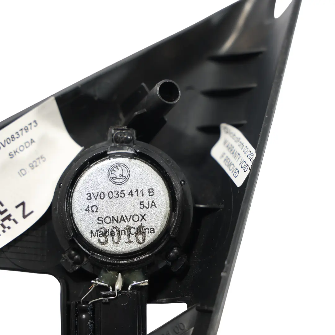 3V Porta Tweeter Copri Altoparlante Anteriore Sinistro per Skoda Superb con numero di parte 3V0837973 Skoda Superb 3V Porta Tweeter Copri Altoparlante Anteriore Sinistro - SKU 3V0837973 - Numero di parte 3V0837973