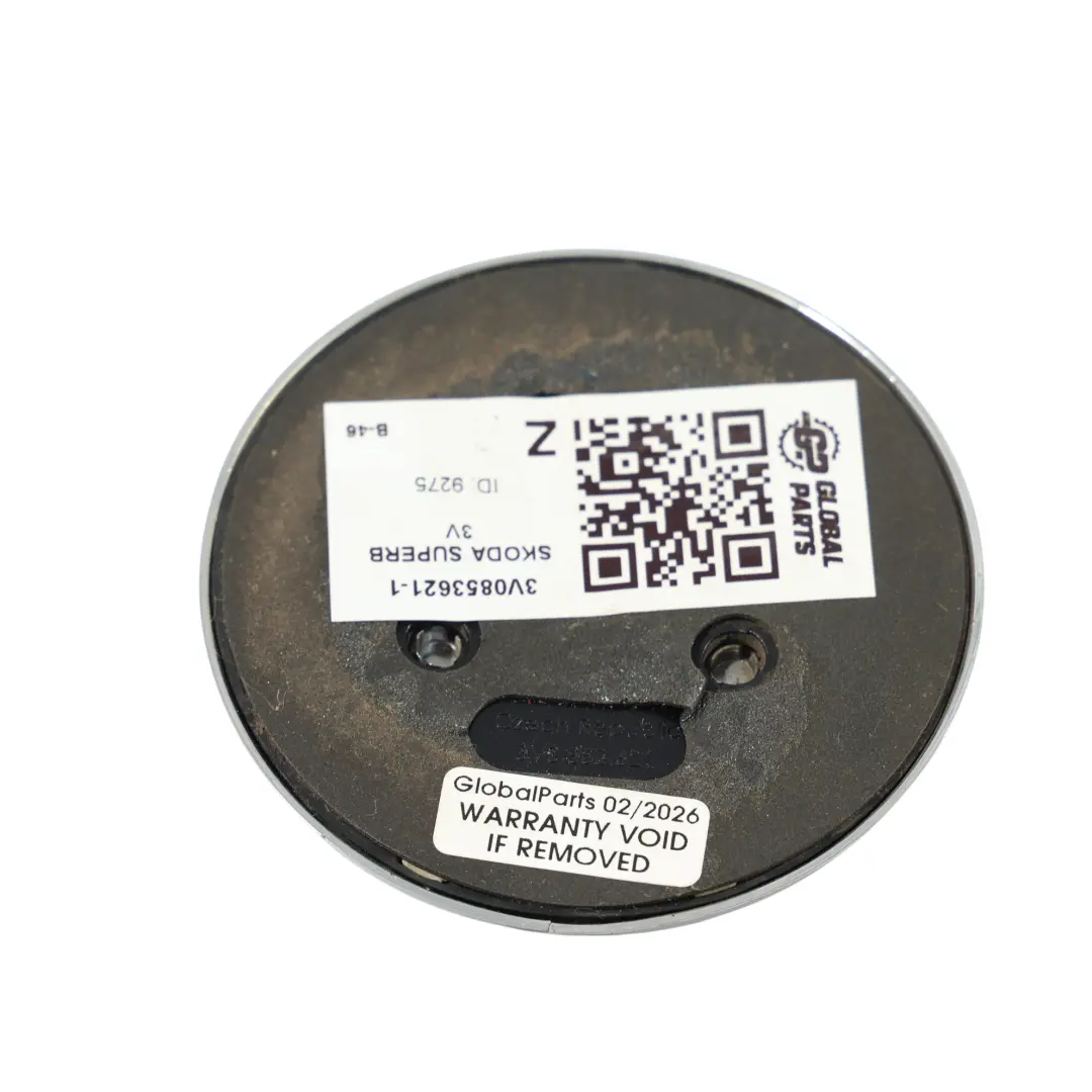 Mk3 3V Emblemat Logo Klapy Bagażnika Tył Tylny do Skoda Superb o numerze 3V0853621 Skoda Superb Mk3 3V Emblemat Logo Klapy Bagażnika Tył Tylny - SKU 3V0853621-1 - Numer Części 3V0853621