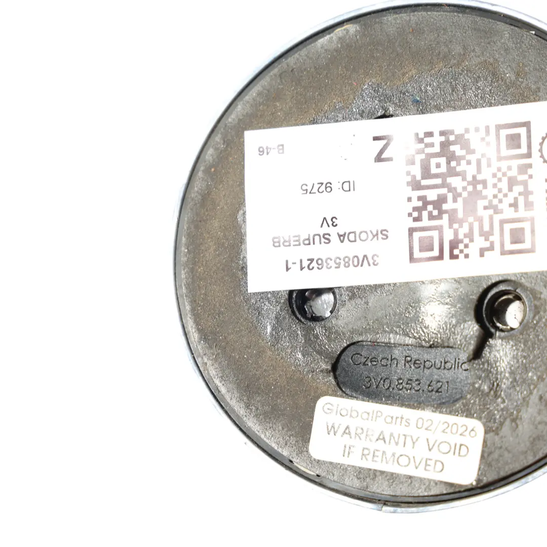 Skoda Superb Mk3 3V Emblemat Logo Klapy Bagażnika Tył Tylny - SKU 3V0853621-1 - Numer Części 3V0853621