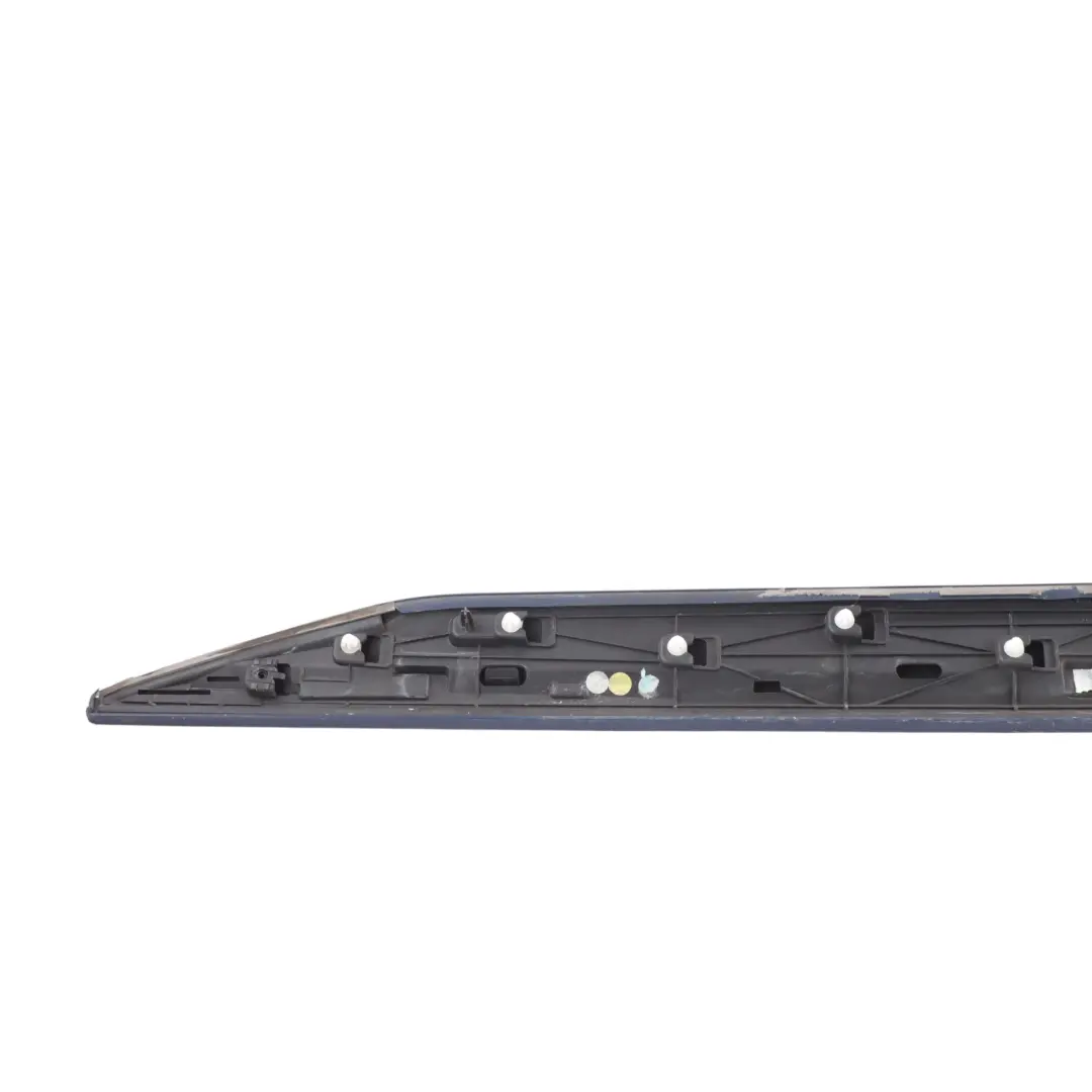 Skoda Superb MK3 Front Door Moulding Strip Right O/S Pacific Blue-F5A - SKU 3V0854940E-PAB - Part number 3V0854940E