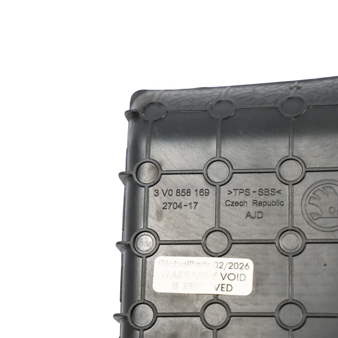 Skoda Superb Mk3 3V Console Centrale Rangement Insertion Garniture - SKU 3V0858169 - Numéro de pièce 3V0858169