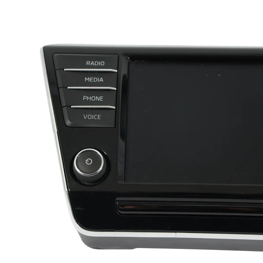 Mk3 3V Radio CD Spieler Kopf Einheit Sat Nav Display für Skoda Superb mit Teilenummer 3V0919606 Skoda Superb Mk3 3V Radio CD Spieler Kopf Einheit Sat Nav Display - SKU 3V0919606 - Teilenummer 3V0919606