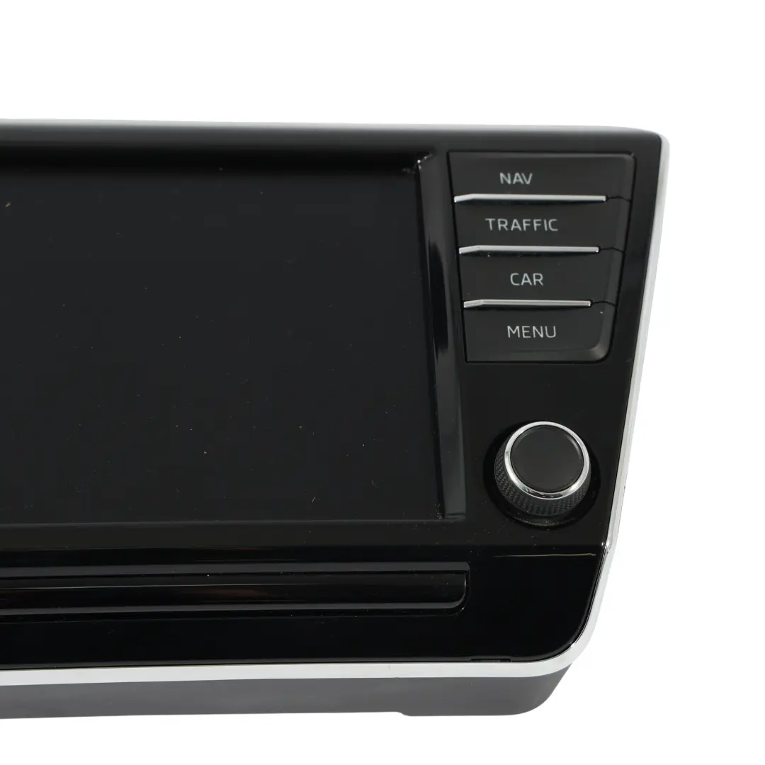 Skoda Superb Mk3 3V Radio CD Player Head Unit Sat Nav Display Unit - SKU 3V0919606 - Part number 3V0919606