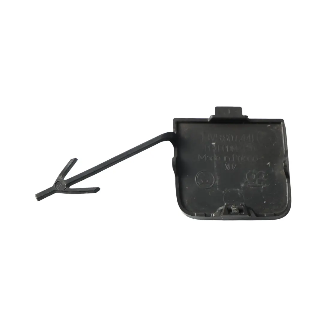 Skoda Superb III Rear Bumper Tow Eye Hook Cover Cap Pacific Blue F5A - SKU 3V5807441-PAB - Part number 3V5807441