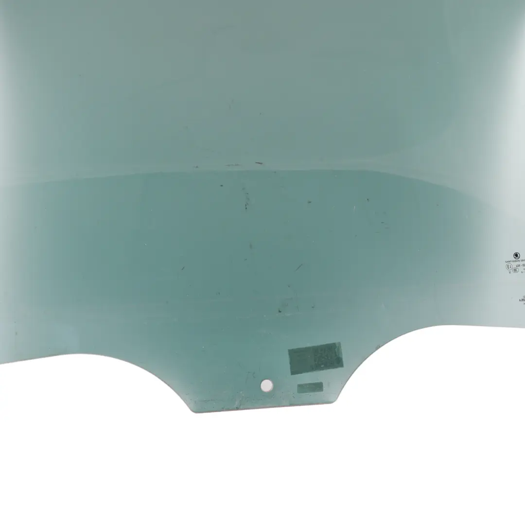 Skoda Superb 3V Door Window Glass Tinted Green Rear Left N/S - SKU 3V9845205A - Part number 3V9845205A