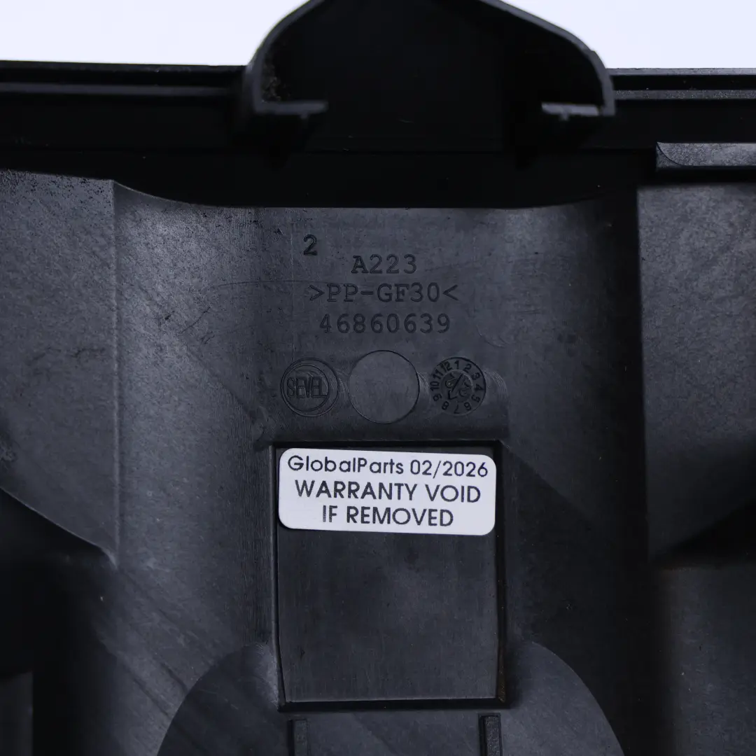 Peugeot Boxer Fuse Box Cover Lid Trim - SKU 46860639 - Part number 46860639