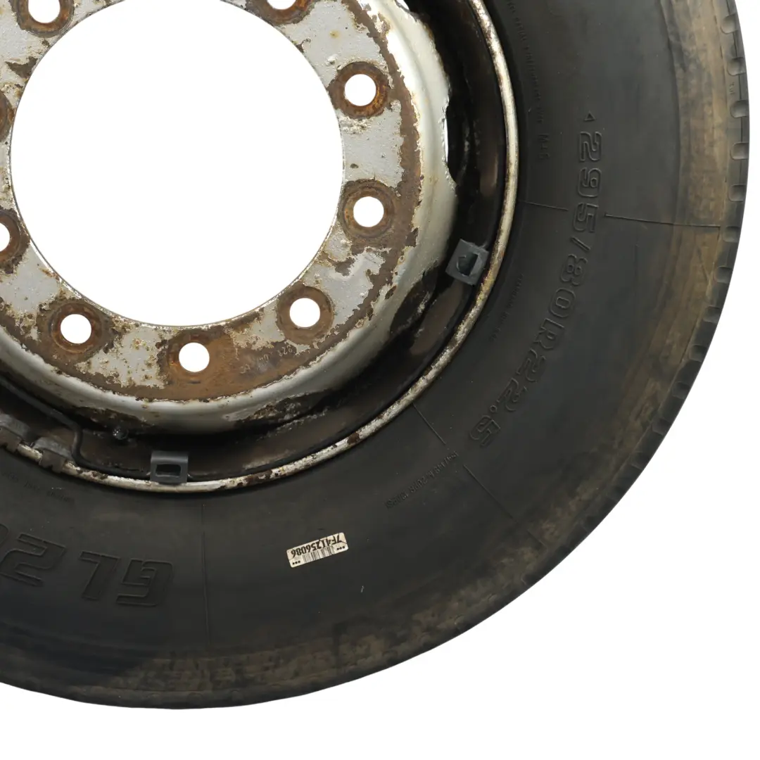 DAF Alive Hl Samson Tyre GL282A 295/80R22.5 Steel Wheel 22.5" 8.25J 4920070 - SKU 4920070-HL1 - Part number 4920070-HL1