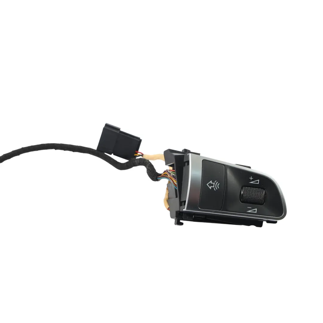 Steering Wheel Multifunction Control Switch Button to Audi A3 8P with Part number 4E0951527AJ Audi A3 8P Steering Wheel Multifunction Control Switch Button - SKU 4E0951527AJ-2 - Part number 4E0951527AJ