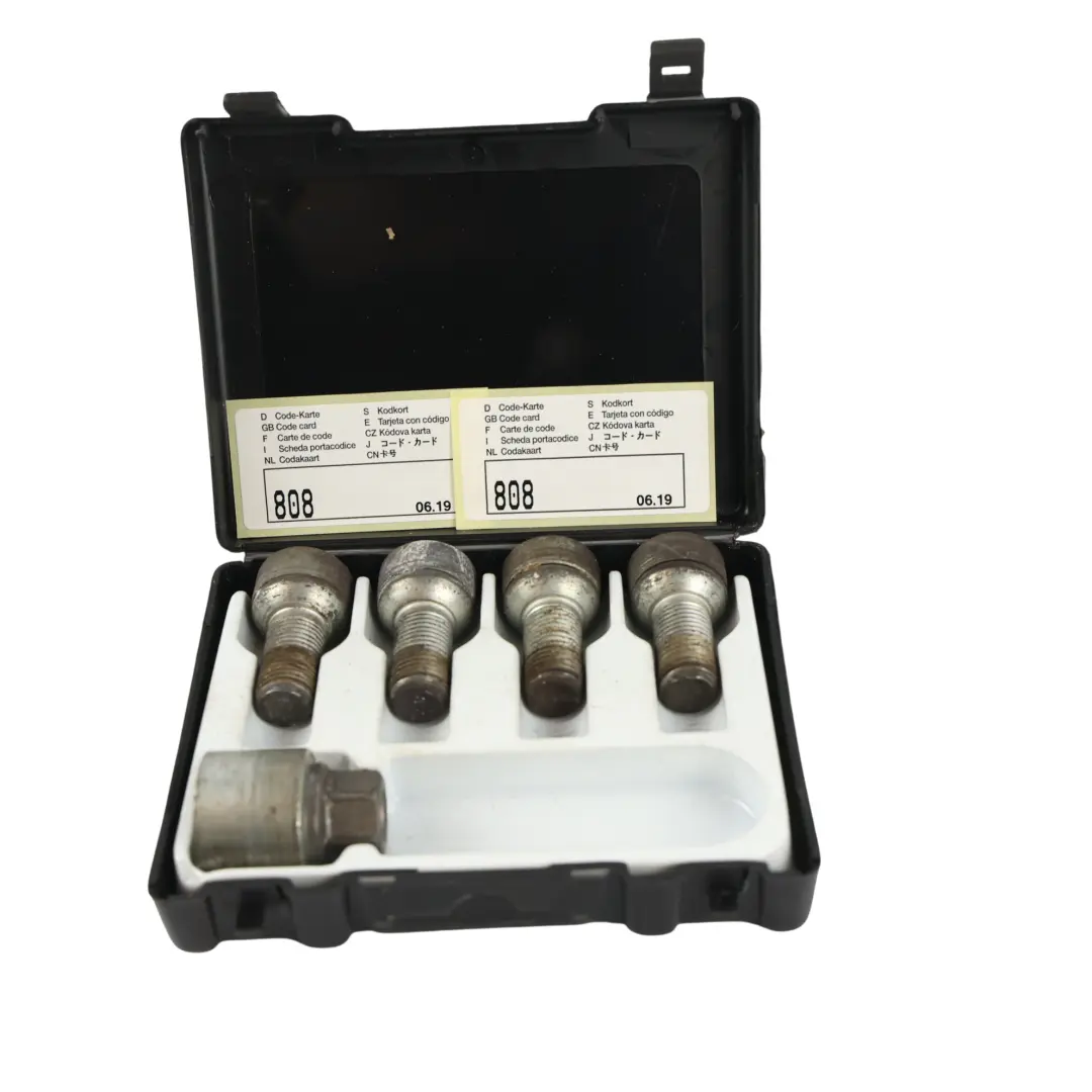Audi A3 8P TT 8J A4 B8 Diebstahlschutz Radmuttern Sicherheits Kit - SKU 4F0071455 - Teilenummer 4F0071455